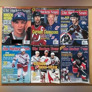 Lot 6 Hockey News Yearbooks 1999-00, 2000-01, 2001-02, 2002-03, 2003-04, 2004-05